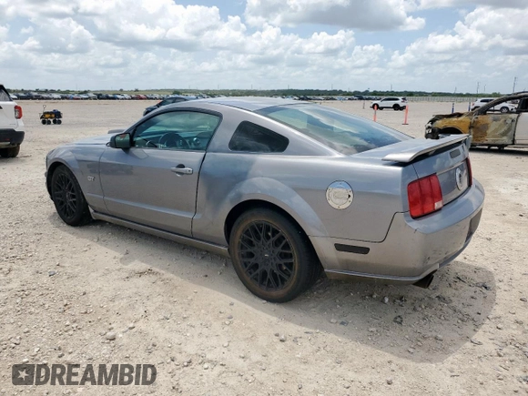2007 Ford Mustang GT Deluxe with VIN 1ZVFT82HX75230089, listed as a Copart auction lot 61859805 with 209,552 mi miles and Salvage title. Bid and sale history available at DreamBid. Image 2.