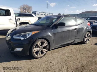 2014 Hyundai Veloster with VIN KMHTC6AD7EU191601, listed as a Copart auction lot 44791295 with 80,501 mi miles and Salvage Title. Bid and sale history available at carsss.com. Image 1.