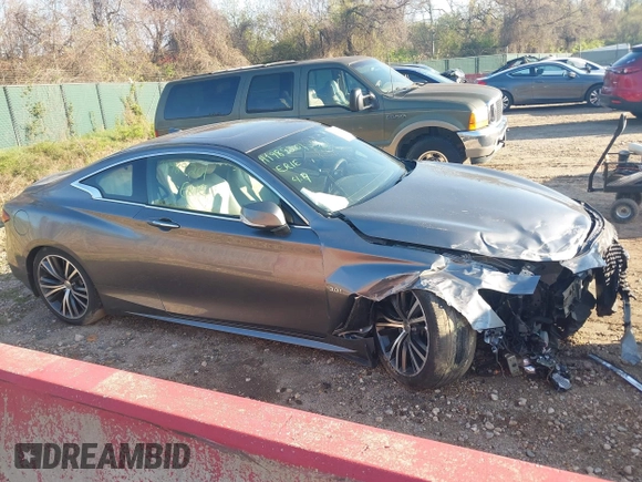 2017 Infiniti Q60 Sport with VIN JN1EV7EL1HM550902, listed as a IAAI auction lot 41989201 with 93,539 mi miles. Bid and sale history available at carsss.com. Image 13.