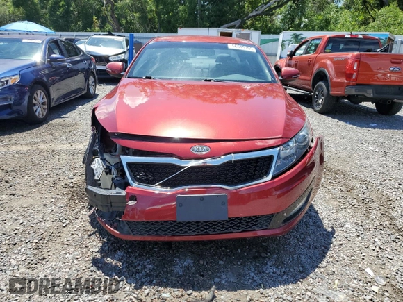 2011 Kia Optima EX z VIN KNAGN4A74B5119658, wystawiony jako Copart lot #56849105 z przebiegiem 117 269 mil mil oraz Szkoda całkowita • Salvage title. Historia ofert i sprzedaży dostępna na DreamBid. Obrazek 5.