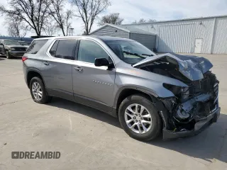 2018 Chevrolet Traverse LS with VIN 1GNERFKW3JJ167214, listed as a Copart auction lot 47131435 with 143,914 mi miles and Salvage Title. Bid and sale history available at carsss.com. Image 4.