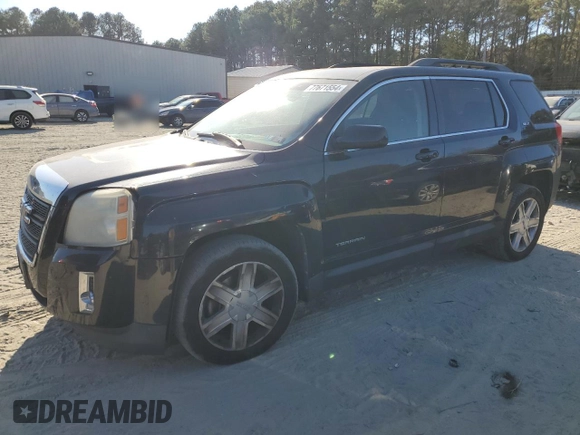 2010 GMC Terrain SLE-2 with VIN 2CTFLDEY4A6374552, listed as a Copart auction lot 77671554 with 110,657 mi miles and Salvage Title. Bid and sale history available at carsss.com. Image 1.
