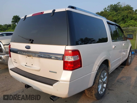 2017 Ford Expedition Max Limited with VIN 1FMJK1KT4HEA76794, listed as a IAAI auction lot 42384012 with 110,563 mi miles and . Bid and sale history available at DreamBid. Image 4.