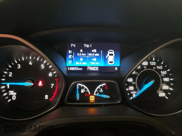 2017 Ford Focus SEL with VIN 1FADP3H21HL265837, listed as a Copart auction lot 46258085 with 149,655 mi miles and Clean Title. Bid and sale history available at carsss.com. Image 9.