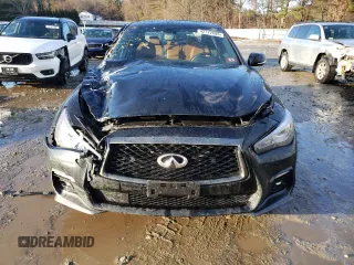 2021 Infiniti Q50 Signature Edition z VIN JN1EV7CRXMM755541, wystawiony jako Copart lot #42777605 z przebiegiem 47 436 mil mil oraz Szkoda całkowita • Salvage title. Historia ofert i sprzedaży dostępna na DreamBid. Obrazek 5.
