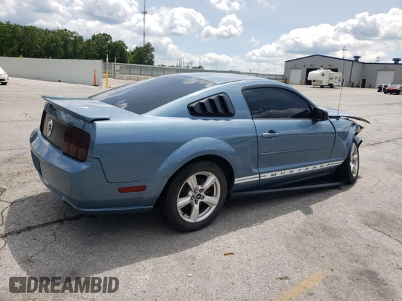 2007 Ford Mustang Deluxe with VIN 1ZVFT80NX75315328, listed as a Copart auction lot 58663295 with 177,316 mi miles and Salvage title. Bid and sale history available at DreamBid. Image 3.
