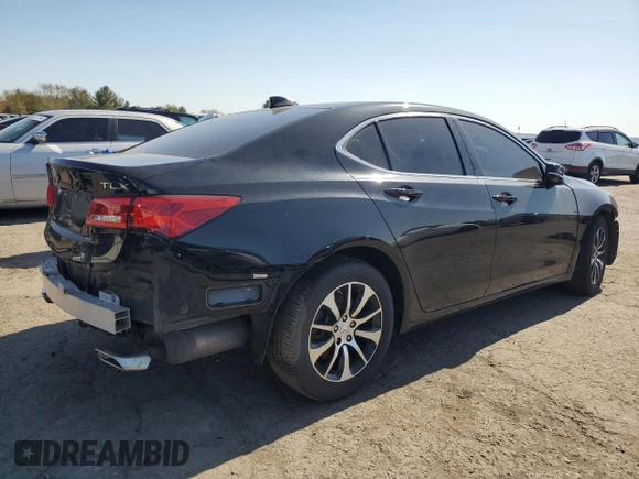 2018 Acura TLX with VIN 19UUB2F34JA001111, listed as a Copart auction lot 53599035 with 0 mi miles and Salvage Title. Bid and sale history available at carsss.com. Image 3.