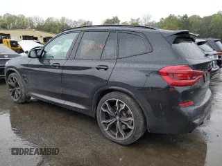 2020 BMW X3 M Competition z VIN 5YMTS0C07L9B67663, wystawiony jako Copart lot #70009763 z przebiegiem 18 645 mil mil oraz . Historia ofert i sprzedaży dostępna na DreamBid. Obrazek 2.