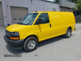 2021 Chevrolet Express Cargo with VIN 1GCWGAFP8M1175144, listed as a IAAI auction lot 42815392 with 57,298 mi miles and . Bid and sale history available at DreamBid. Image 21.
