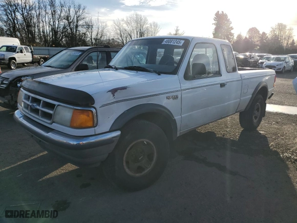 1994 Ford Ranger Splash with VIN 1FTCR15X2RPB02290, listed as a Copart auction lot 48081245 with 661,234 mi miles and Salvage Title. Bid and sale history available at carsss.com. Image 1.