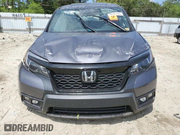 2021 Honda Passport EX-L с VIN 5FNYF8H59MB041430, выставлен на аукционе Copart как лот 56387105 с пробегом 31 232 миль миль и Списание • Salvage title. История ставок и продаж доступна на DreamBid. Изображение 5.