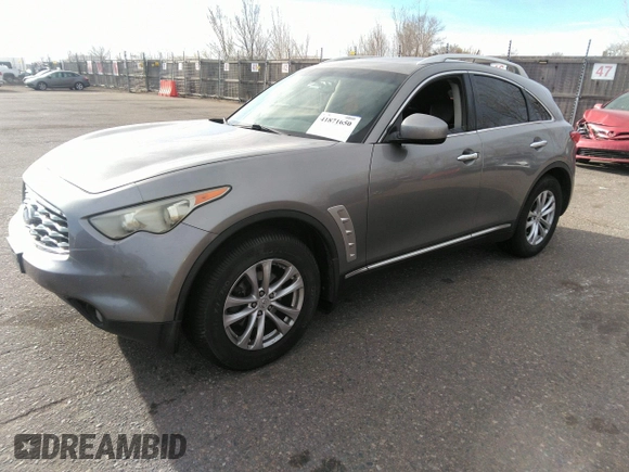 2010 Infiniti FX with VIN JN8AS1MW0AM852429, listed as a IAAI auction lot 41871650 with 266,654 mi miles and . Bid and sale history available at DreamBid. Image 17.