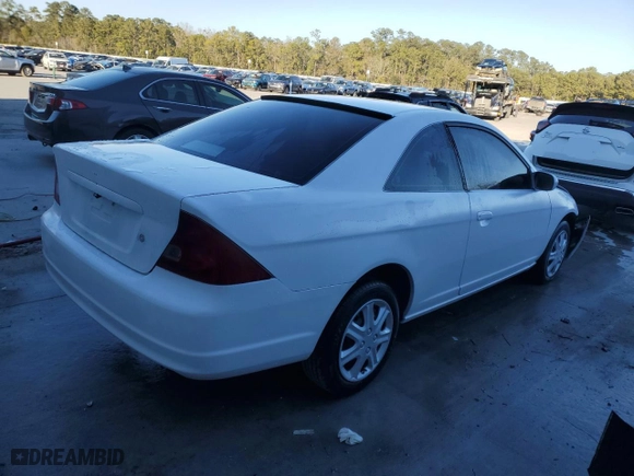2002 Honda Civic LX with VIN 1HGEM22542L109871, listed as a Copart auction lot 88986325 with 163,960 mi miles and Salvage Title. Bid and sale history available at carsss.com. Image 3.
