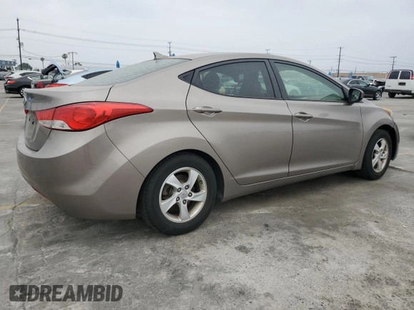 2013 Hyundai Elantra Limited с VIN 5NPDH4AE1DH201054, выставлен на аукционе Copart как лот 60890645 с пробегом Не указан миль и Чистый • Clean title. История ставок и продаж доступна на DreamBid. Изображение 3.