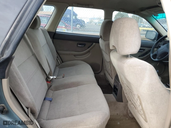 2001 Subaru Legacy Wagon Outback w/RB Equip with VIN 4S3BH665817613869, listed as a Copart auction lot 85157244 with 192,848 mi miles and Clean Title. Bid and sale history available at carsss.com. Image 10.