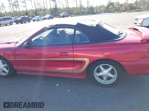 1995 Ford Mustang GT with VIN 1FALP42T3SF142808, listed as a IAAI auction lot 41758047 with 51,516 mi miles and . Bid and sale history available at DreamBid. Image 14.