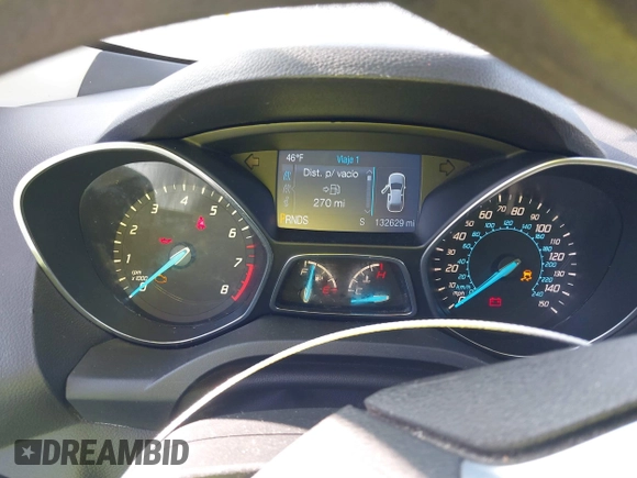 2013 Ford Escape SE with VIN 1FMCU0GX9DUC33969, listed as a IAAI auction lot 41737582 with 132,629 mi miles. Bid and sale history available at carsss.com. Image 7.