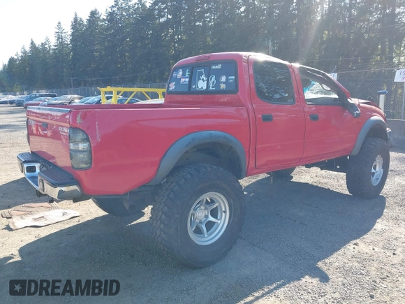 2001 Toyota Tacoma PreRunner with VIN 5TEGN92N61Z756480, listed as a IAAI auction lot 42060533 with 1 mi miles. Bid and sale history available at carsss.com. Image 4.