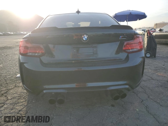 2020 BMW M2 Competition with VIN WBS2U7C08L7E13485, listed as a Copart auction lot 87297134 with 40,260 mi miles and Salvage Title. Bid and sale history available at carsss.com. Image 6.