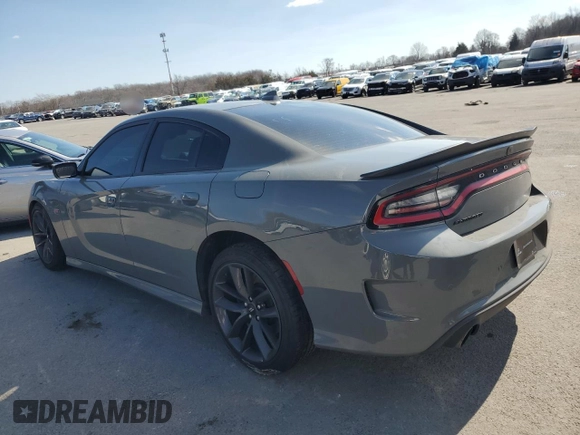 2019 Dodge Charger Scat Pack with VIN 2C3CDXGJ0KH614767, listed as a Copart auction lot 46982365 with 58,390 mi miles and Salvage title. Bid and sale history available at DreamBid. Image 2.