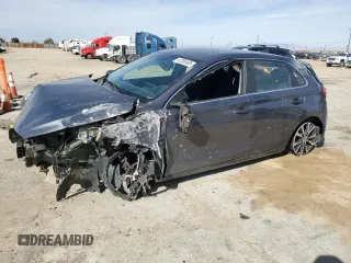 2018 Hyundai Elantra GT with VIN KMHH35LE3JU043428, listed as a Copart auction lot 47205405 with 113,836 mi miles and Salvage Title. Bid and sale history available at carsss.com. Image 1.