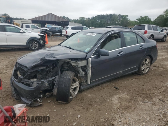 2010 Mercedes-Benz C-Class C 300 Sport with VIN WDDGF5EB6AF371706, listed as a Copart auction lot 51182385 with 0 mi miles and Salvage Title. Bid and sale history available at carsss.com. Image 1.