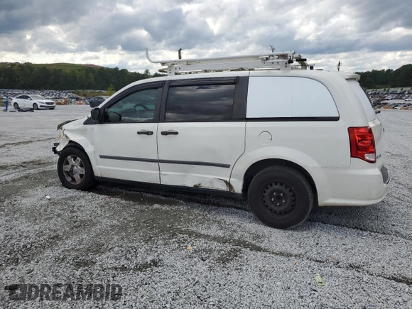 2012 Ram Cargo Van with VIN 2C4RDGAGXCR153365, listed as a Copart auction lot 72135354 with 0 mi miles and Salvage Title. Bid and sale history available at carsss.com. Image 2.
