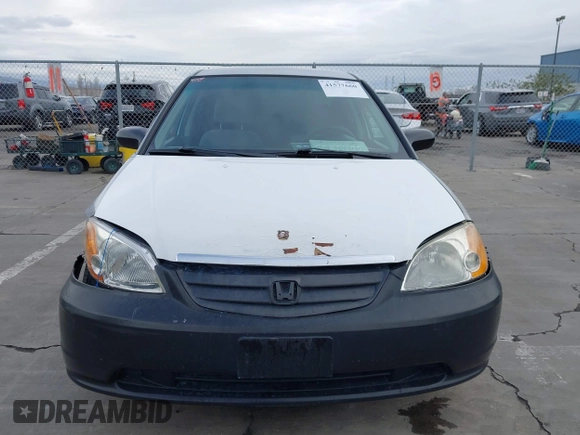 2001 Honda Civic LX with VIN 1HGES15511L023007, listed as a IAAI auction lot 41577660 with 288,408 mi miles. Bid and sale history available at carsss.com. Image 12.