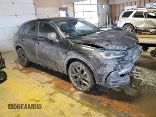 2024 Honda HR-V Sport with VIN 3CZRZ2H56RM700067, listed as a Copart auction lot 46109775 with 38,799 mi miles and Salvage Title. Bid and sale history available at carsss.com. Image 4.