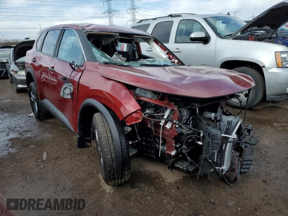 2024 Nissan Rogue S z VIN 5N1BT3AB3RC743373, wystawiony jako Copart lot #47187425 z przebiegiem Nie podano mil oraz Szkoda całkowita • Salvage title. Historia ofert i sprzedaży dostępna na DreamBid. Obrazek 4.