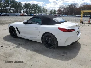 2021 BMW Z4 sDrive30i with VIN WBAHF3C09MWX24087, listed as a Copart auction lot 52036575 with 0 mi miles and Salvage Title. Bid and sale history available at carsss.com. Image 2.