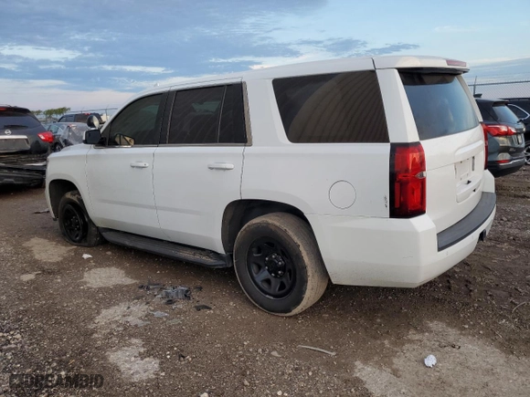 2019 Chevrolet Tahoe Commercial with VIN 1GNLCDEC2KR241479, listed as a Copart auction lot 83676744 with 104,092 mi miles and Salvage Title. Bid and sale history available at carsss.com. Image 2.