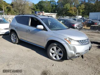 2007 Nissan Murano S with VIN JN8AZ08W27W660961, listed as a Copart auction lot 76721744 with 168,873 mi miles and Salvage Title. Bid and sale history available at carsss.com. Image 4.