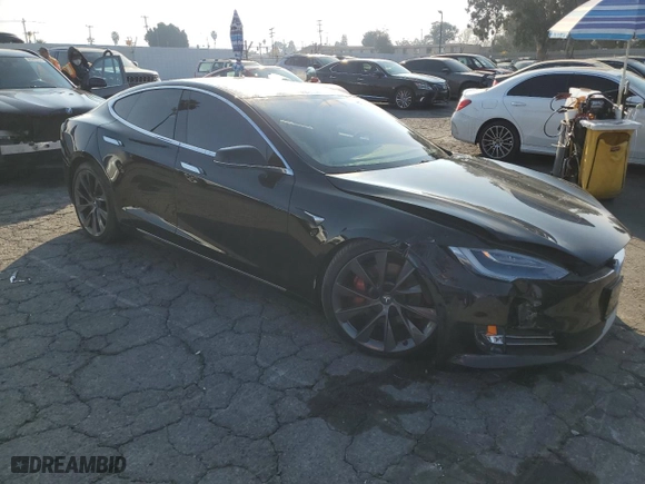 2021 Tesla Model S Long Range Plus with VIN 5YJSA1E23MF427489, listed as a Copart auction lot 89165125 with 11,446 mi miles and Salvage Title. Bid and sale history available at carsss.com. Image 4.