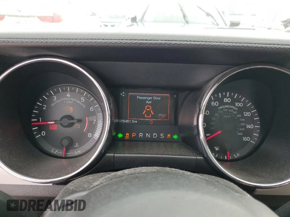 2016 Ford Mustang EcoBoost Premium with VIN 1FATP8UH4G5258046, listed as a Copart auction lot 41047264 with 76,461 mi miles and Salvage title. Bid and sale history available at DreamBid. Image 9.