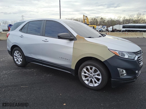 2020 Chevrolet Equinox LS with VIN 3GNAXSEV1LS723697, listed as a Copart auction lot 46160565 with 126,678 mi miles and Clean Title. Bid and sale history available at carsss.com. Image 4.