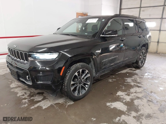 2021 Jeep Grand Cherokee L Overland with VIN 1C4RJKDG5M8149437, listed as a IAAI auction lot 41608541 with 31,950 mi miles. Bid and sale history available at carsss.com. Image 17.