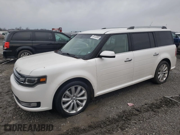 2018 Ford Flex Limited with VIN 2FMGK5D87JBA00384, listed as a Copart auction lot 89132805 with Not Provided miles and Salvage Title. Bid and sale history available at carsss.com. Image 1.