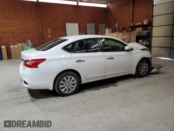 2017 Nissan Sentra S with VIN 3N1AB7AP6HY300102, listed as a Copart auction lot 53354405 with 65,781 mi miles and Salvage Title. Bid and sale history available at DreamBid. Image 3.