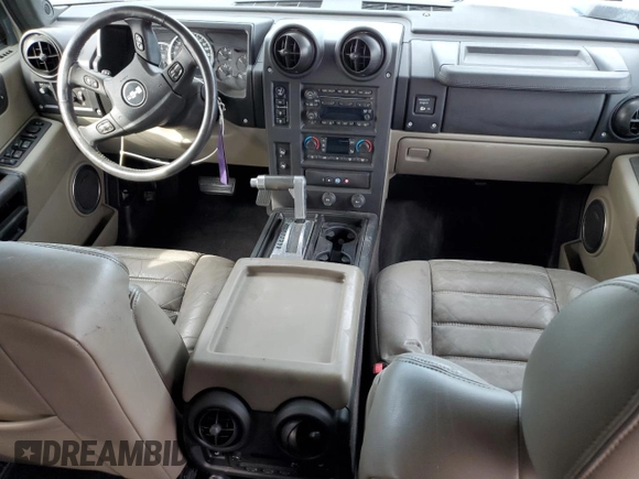 2005 Hummer H2 SUV with VIN 5GRGN23UX5H119854, listed as a Copart auction lot 75086174 with 0 mi miles and Non Repairable. Bid and sale history available at carsss.com. Image 8.