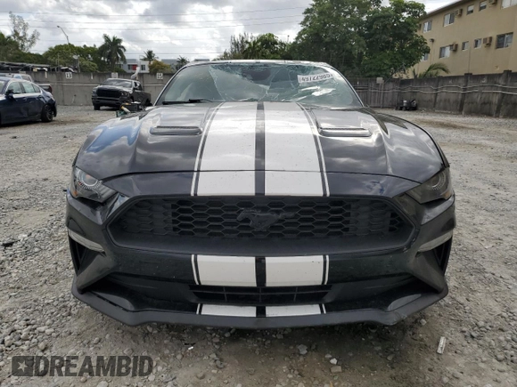 2021 Ford Mustang EcoBoost with VIN 1FA6P8TH4M5151881, listed as a Copart auction lot 49722985 with 56,041 mi miles and Non Repairable. Bid and sale history available at carsss.com. Image 5.