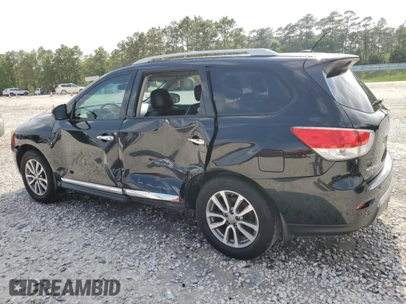 2015 Nissan Pathfinder SV with VIN 5N1AR2MN0FC640983, listed as a Copart auction lot 54751725 with 204,550 mi miles and Clean title. Bid and sale history available at DreamBid. Image 2.