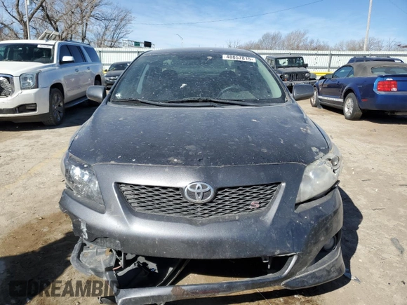 2010 Toyota Corolla with VIN 1NXBU4EE0AZ349836, listed as a Copart auction lot 48857815 with 157,773 mi miles and Salvage Title. Bid and sale history available at DreamBid. Image 5.