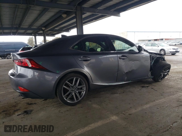 2014 Lexus IS 350 with VIN JTHBE1D26E5012626, listed as a Copart auction lot 51060815 with 127,594 mi miles and Salvage Title. Bid and sale history available at carsss.com. Image 3.
