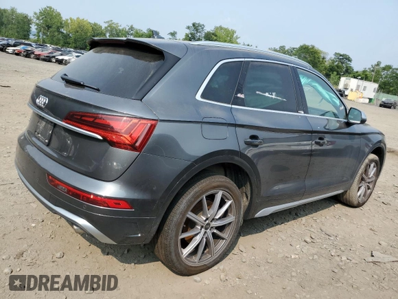 2023 Audi SQ5 Premium Plus with VIN WA1B4AFYXP2083588, listed as a Copart auction lot 63688874 with 16,405 mi miles and Salvage Title. Bid and sale history available at carsss.com. Image 3.