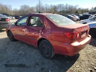 2005 Toyota Corolla CE with VIN 2T1BR32E05C369804, listed as a Copart auction lot 46511845 with 233,112 mi miles and Salvage Title. Bid and sale history available at DreamBid. Image 2.