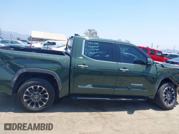 2022 Toyota Tundra Limited Hybrid с VIN 5TFJC5DB4NX002708, выставлен на аукционе IAAI как лот 42749213 с пробегом 30 726 миль миль и . История ставок и продаж доступна на DreamBid. Изображение 14.