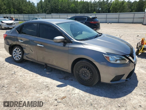 2019 Nissan Sentra S with VIN 3N1AB7AP9KY379742, listed as a Copart auction lot 57699995 with 104,080 mi miles and Salvage title. Bid and sale history available at DreamBid. Image 4.