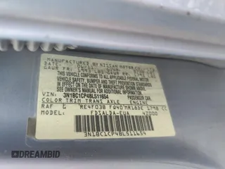 2011 Nissan Versa SL z VIN 3N1BC1CP4BL511654, wystawiony jako Copart lot #55292515 z przebiegiem 280 313 mil mil oraz Czysty tytuł • Clean title. Historia ofert i sprzedaży dostępna na DreamBid. Obrazek 12.
