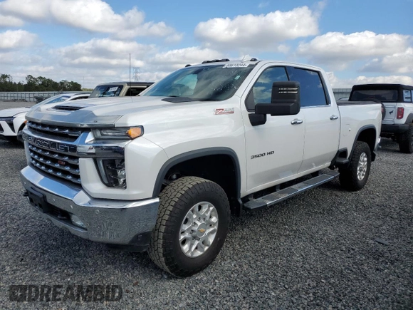 2022 Chevrolet Silverado 3500HD LTZ with VIN 1GC4YUE77NF104951, listed as a Copart auction lot 85613244 with 96,119 mi miles and Salvage Title. Bid and sale history available at DreamBid. Image 1.